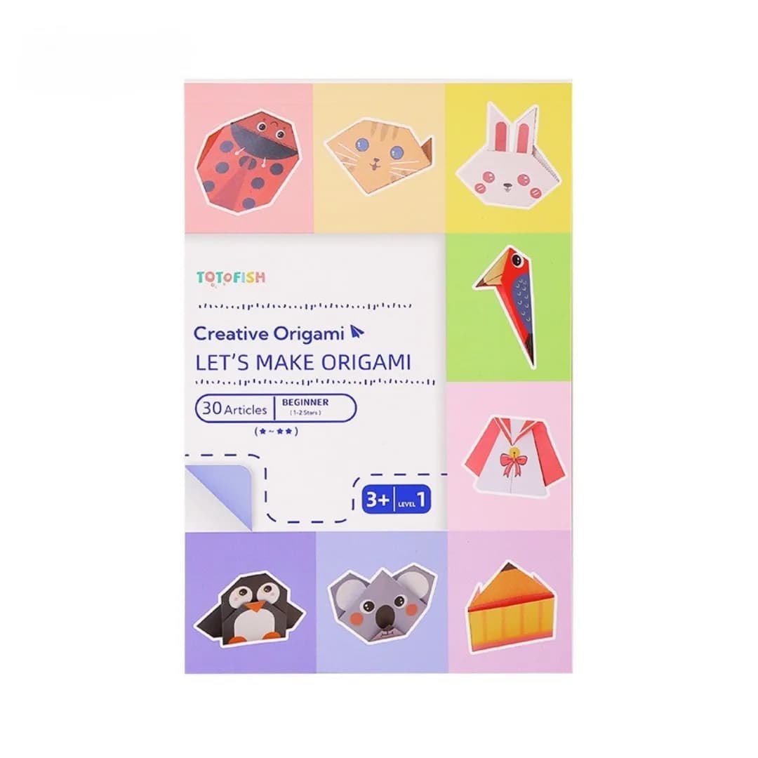 Nouveau kit d'origami, 30 feuilles de papier d'origami, livre de tutoriel, projets d'art et d'artisa
