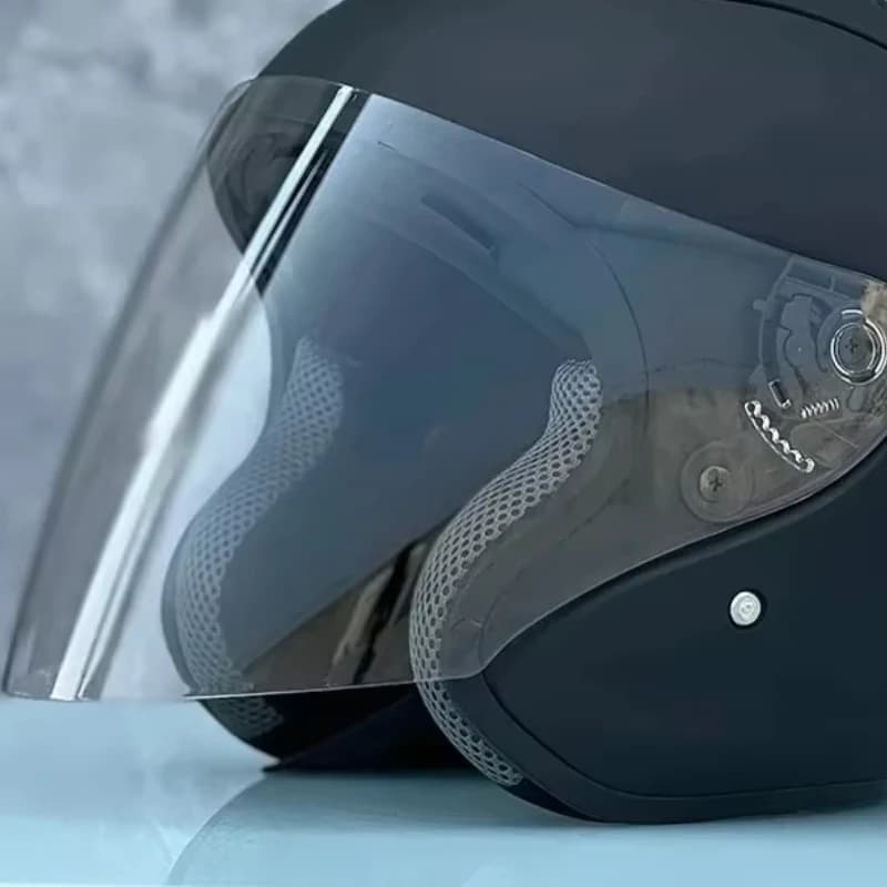 Ram4 noir mat demi-casque hommes et femmes moto tout-terrain casque d'été descente course montagne c