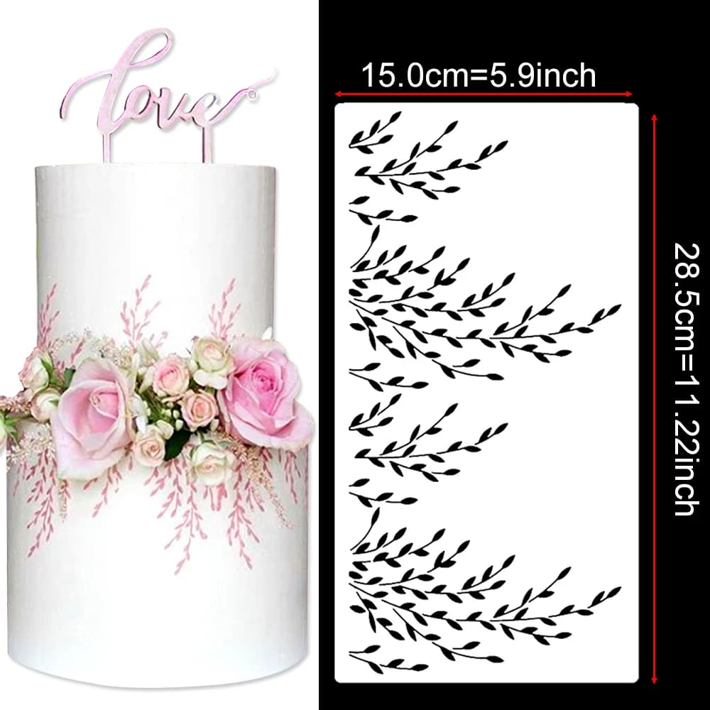 Nouveaux modèles de pochoirs à gâteaux, conception de fleurs pour mariage, fête d'anniversaire, moti