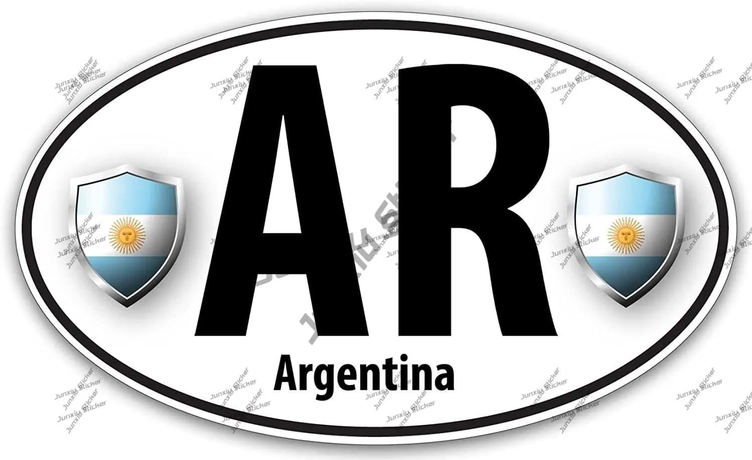 Autocollant de joueur de fille de football argentine, mignon, dessin animé, drapeau argentin, soleil