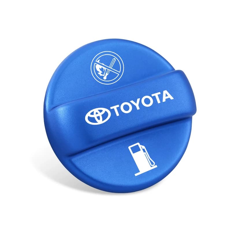 Autocollant métallique d'avertissement pour bouchon de réservoir de carburant de voiture, autocollan