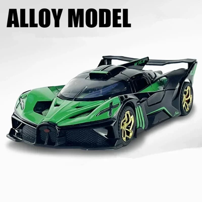 Modèle de voiture de sport en alliage 1:32 Bu Bolide, jouet en métal moulé sous pression, concept de