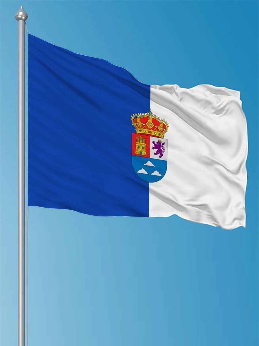 FLAGDOM 3X5Fts 90X150cm Espagne Espagnol Las Palmas Drapeau
