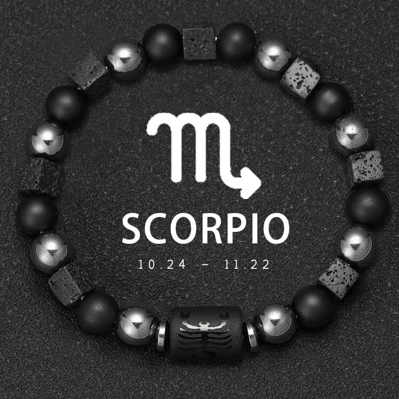Bracelet planète huit pierres planètes, 12 signes du zodiaque, perles en pierre naturelle, bijoux ca