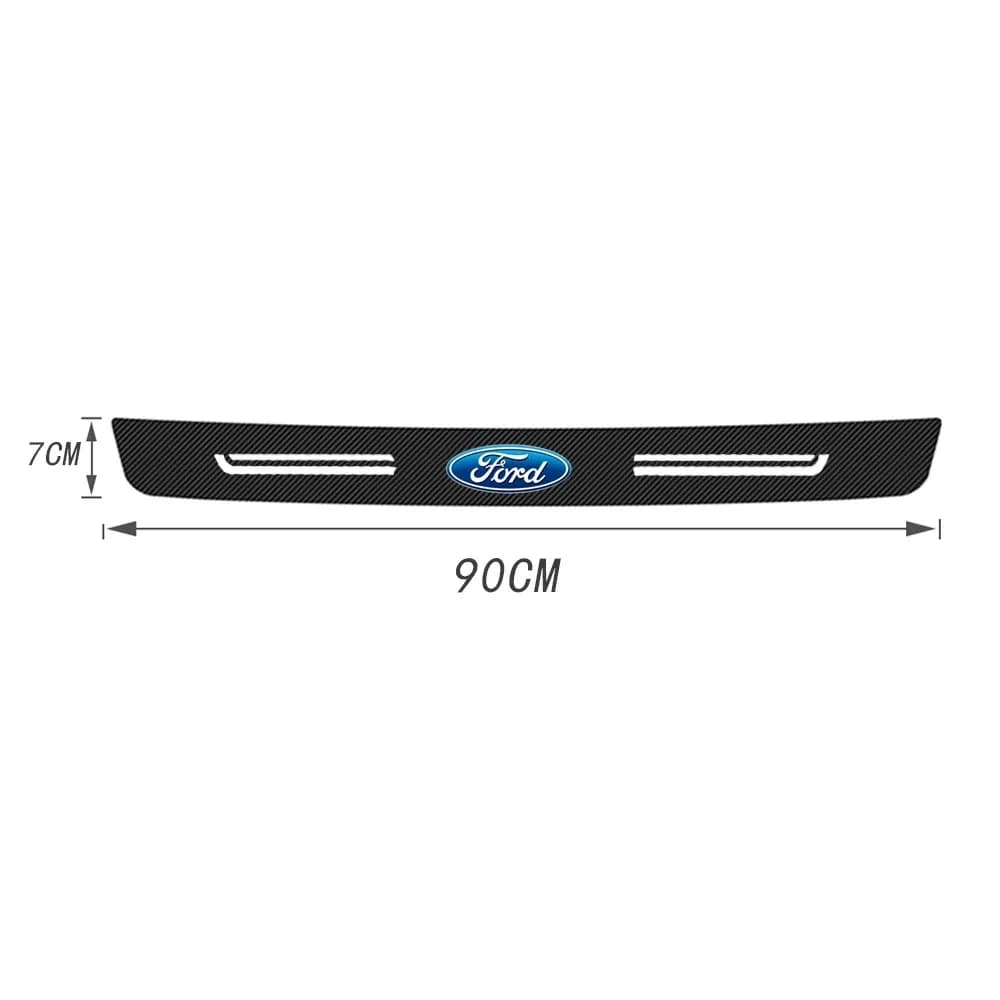 Autocollants anti-rayures avec Logo Ford pour seuil de porte de voiture, autocollant de protection e
