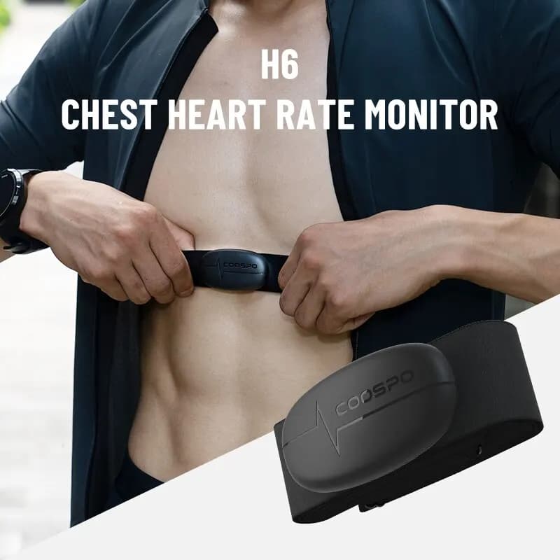 COOéventuelles O-Moniteur de fréquence cardiaque pour vélo Garmin Wahoo, capteur de rythme cardiaque