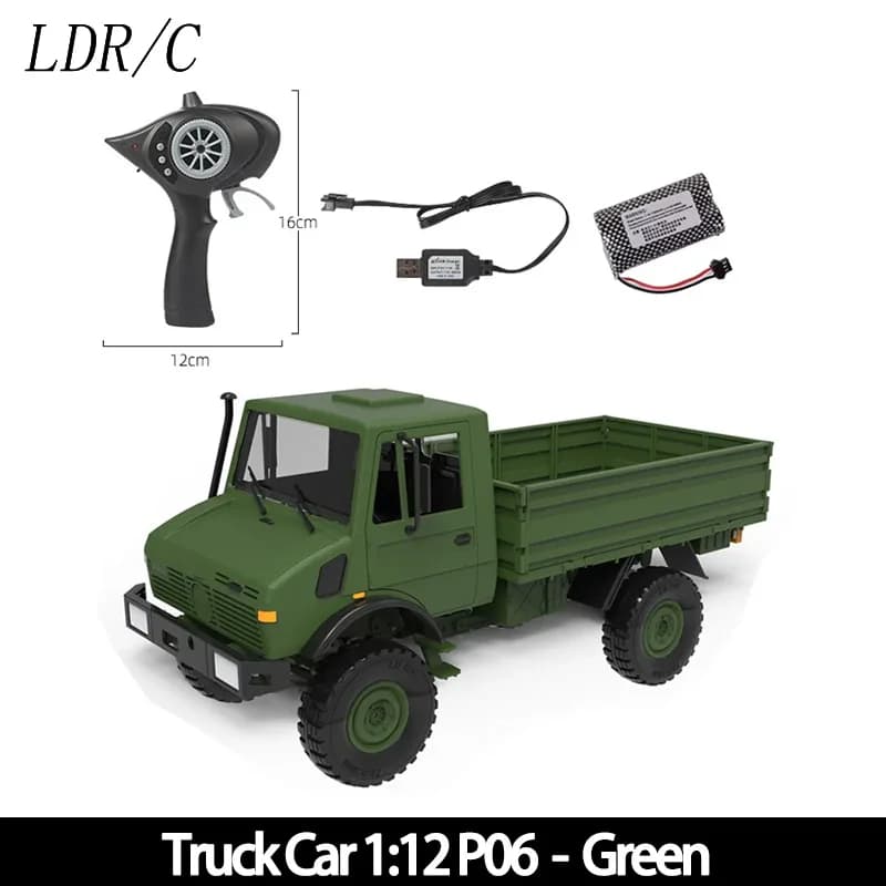 LDRC LDP06 1:12 RC voiture sur chenilles camion de vitesse linéaire voiture télécommandée avec moteu