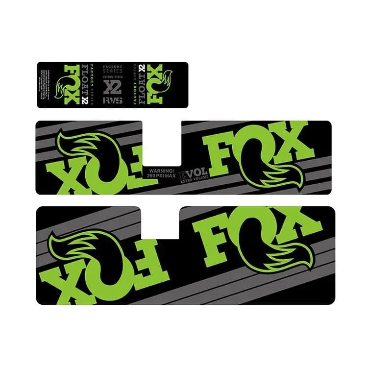 Ensemble d'autocollants pour fourche FOX Float X2 Factory Series, vinyle imperméable, pour fourche a