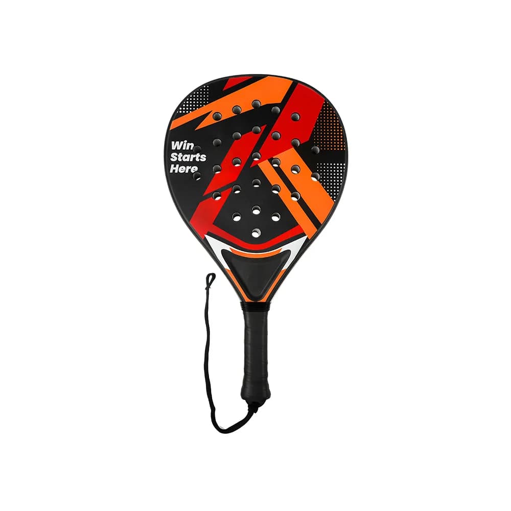 Raquette de padel en plastique ABS durable anti-vibrations, idéale pour les débutants et les intermé