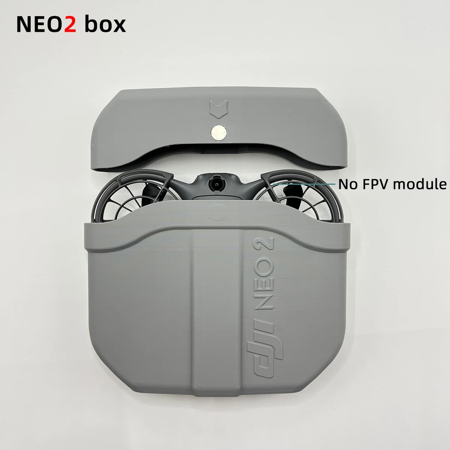 Étui magnétique pour drone DJI Neo2, couvercle amovible, convient au module de transmission numériqu