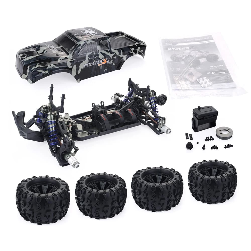 ZD Racing 9116-V4 MT8 Pirates3 3S 2.4G 4WD 1/8 RTR MONSTER Truck Buggy Off-road Truggy Vehicle 80-90