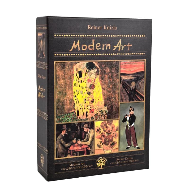 Édition de luxe d'art moderne | Jeu de société aux enchères gagnantes | Nuit de jeu de groupe am