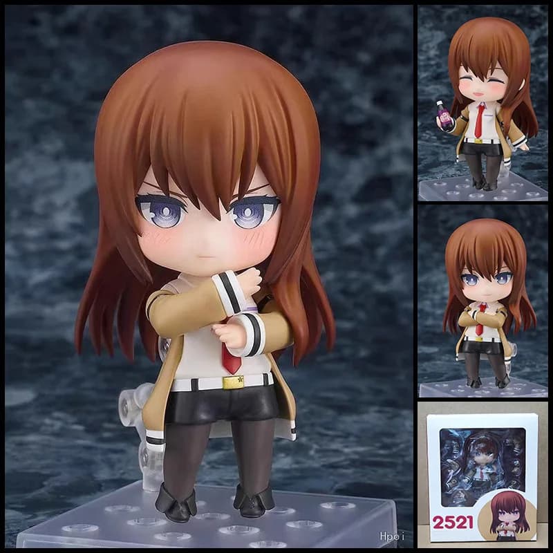 Good Smile # Figurine articulée Kurisu Makise 2.0 Steins Gate 2521 avec visages interchangeables, mo