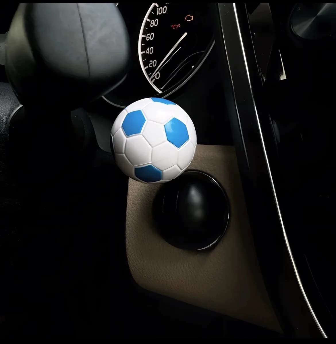 Manette de style football pour voiture, démarrage à une touche, bouton de démarrage/arrêt amusant, d