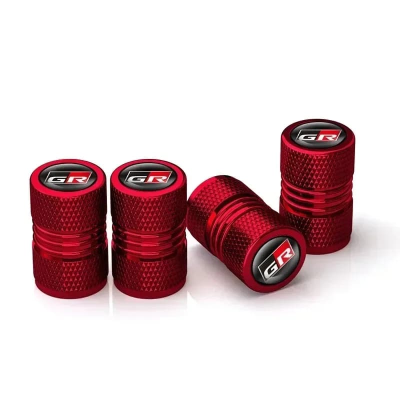 Couvercle de bouchons de Valve d'air pour tige de roue de pneu de voiture, Logo GR Sport, pour Toyot