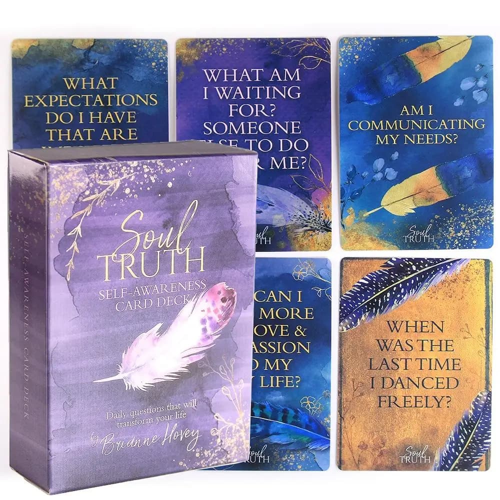 Jeu de cartes de sensibilisation à l'âme et à la vérité, nouvelles cartes de Tarot pour débutants av