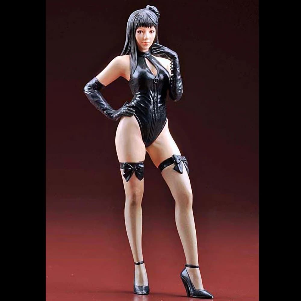 Fille de course automobile 1/20, figurine en résine, GK, kit non assemblé et non peint
