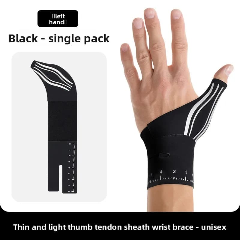 Attelle de poignet ergonomique ultra-fine avec support stabilisateur pour le syndrome du canal carpi