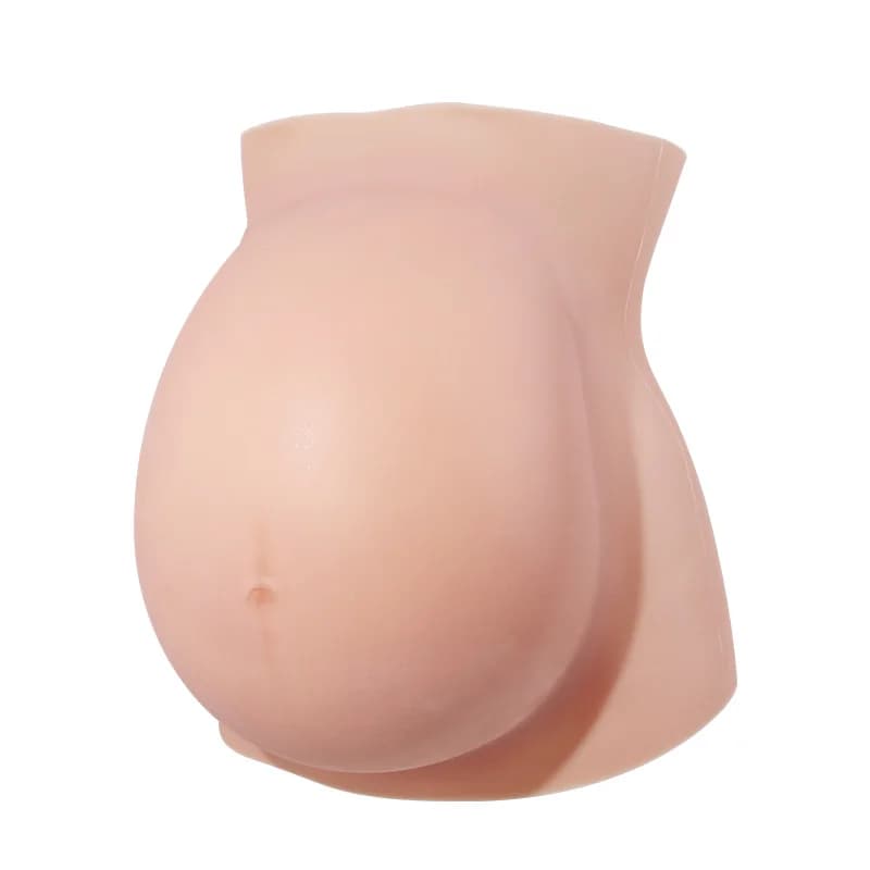 LERVANLA Version améliorée ventre de femme enceinte Silicone faux ventre faux grossesse environnemen