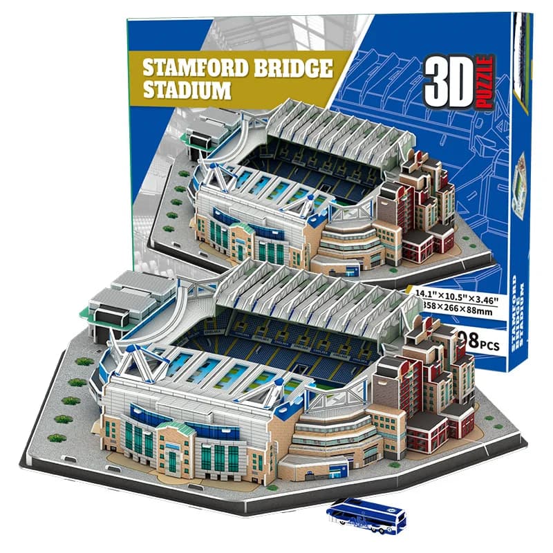 Bricolage Chelsea Stamford Bridge Football Stade 3d Puzzle stéréo modèle SZ