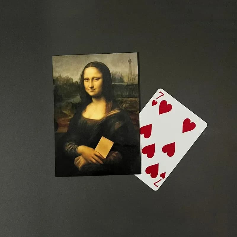 Prédiction de Mona Lisa gros plan tours de magie illusion Gimmicks mentalisme accessoires de magie m