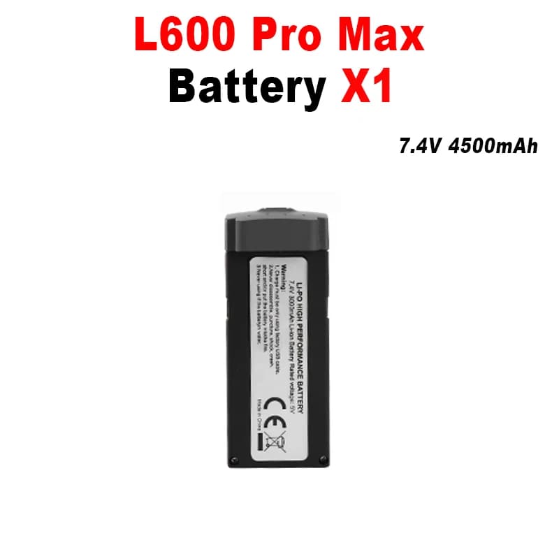 Batterie d'origine LYZRC L600 Pro Max 7.4V 4500mAh 30min durée de vie de la batterie L600 ProMax Dro