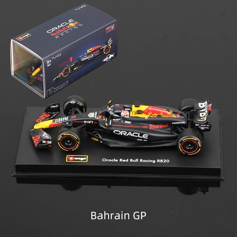 Bburago 1:43 2024 modèle F1 avec casque en alliage Miniature moulé sous pression formule voiture de