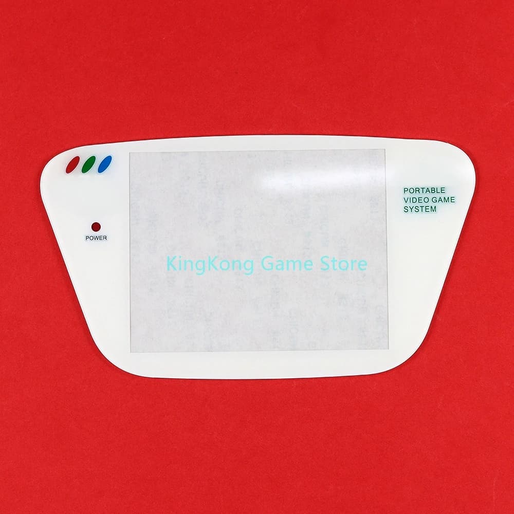 1 lentille en verre/plastique pour Sega Game Gear, lentille en verre/plastique noir et blanc pour ac