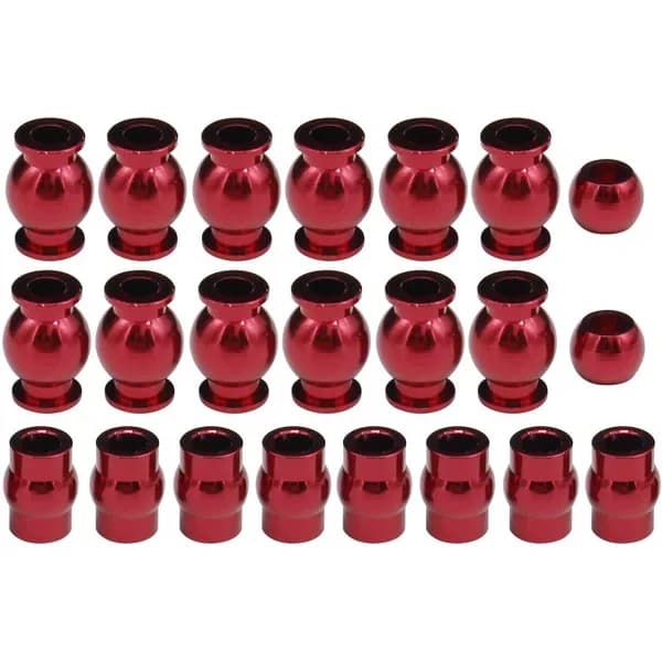 Hot Racing – Ensemble complet de 22 billes de pivot en alliage d'aluminium pour voitures RC Arrma 1/