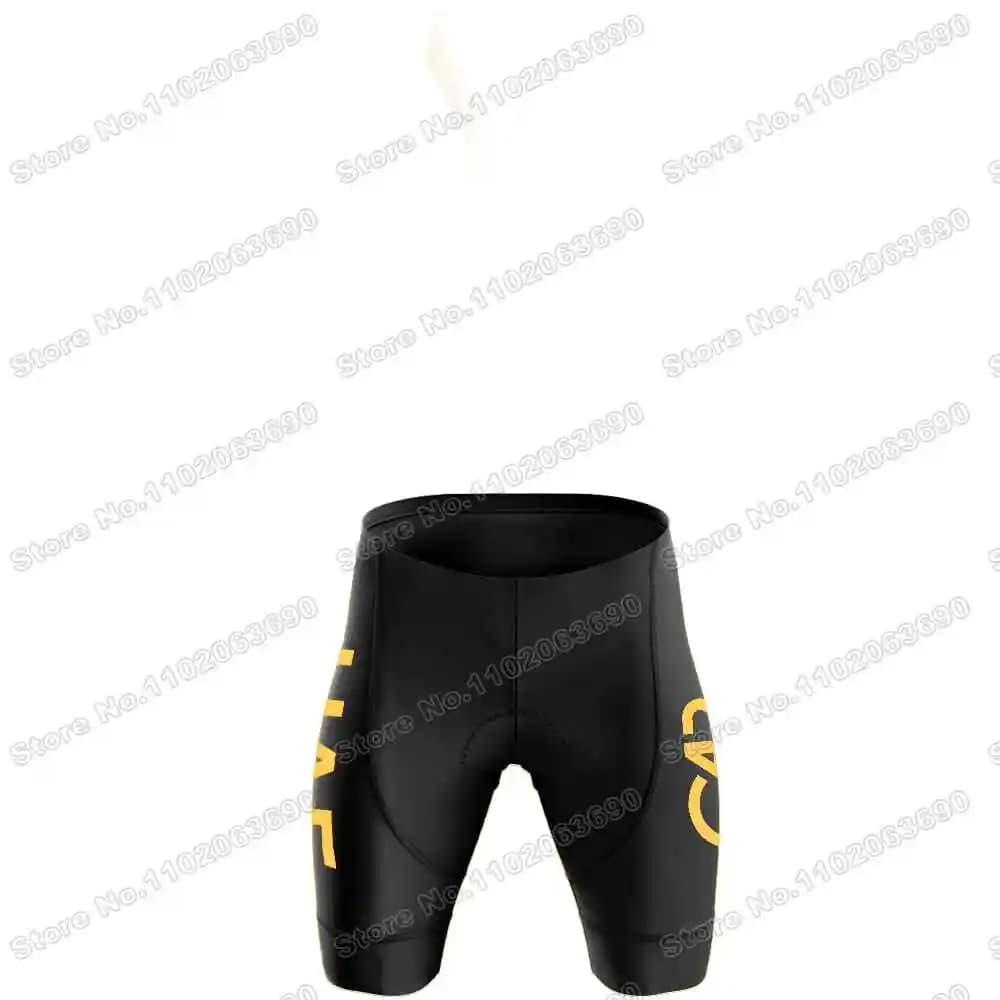 Maillot de cyclisme de l'équipe des UAE eau, ensemble Tenue de cyclisme pour hommes, noir doré, chem