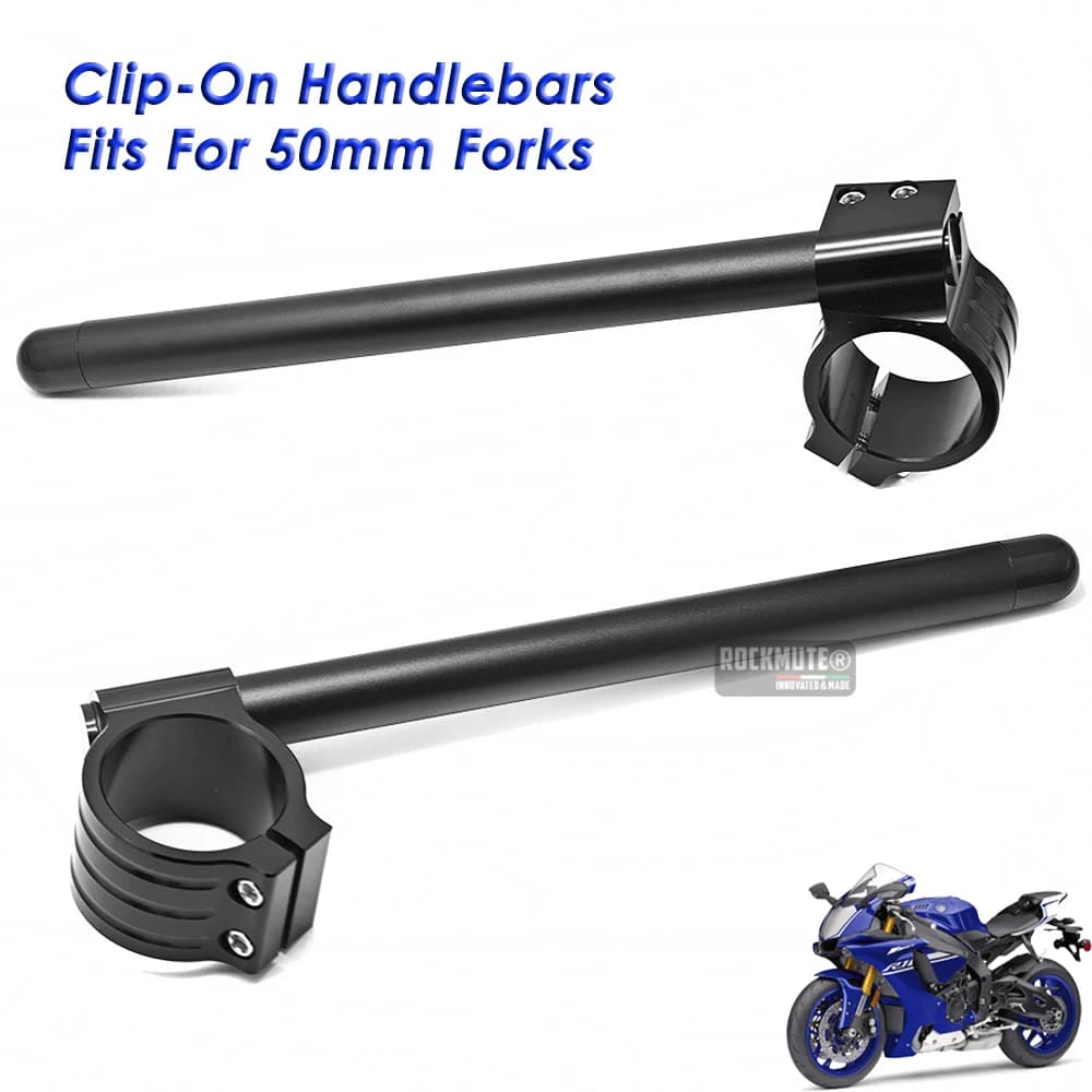 Cintre de guidon clip-on 50 mm pour YAMAHA YZF R1 R1M R1S R6 R7 YZF750 – Guidons universels de moto