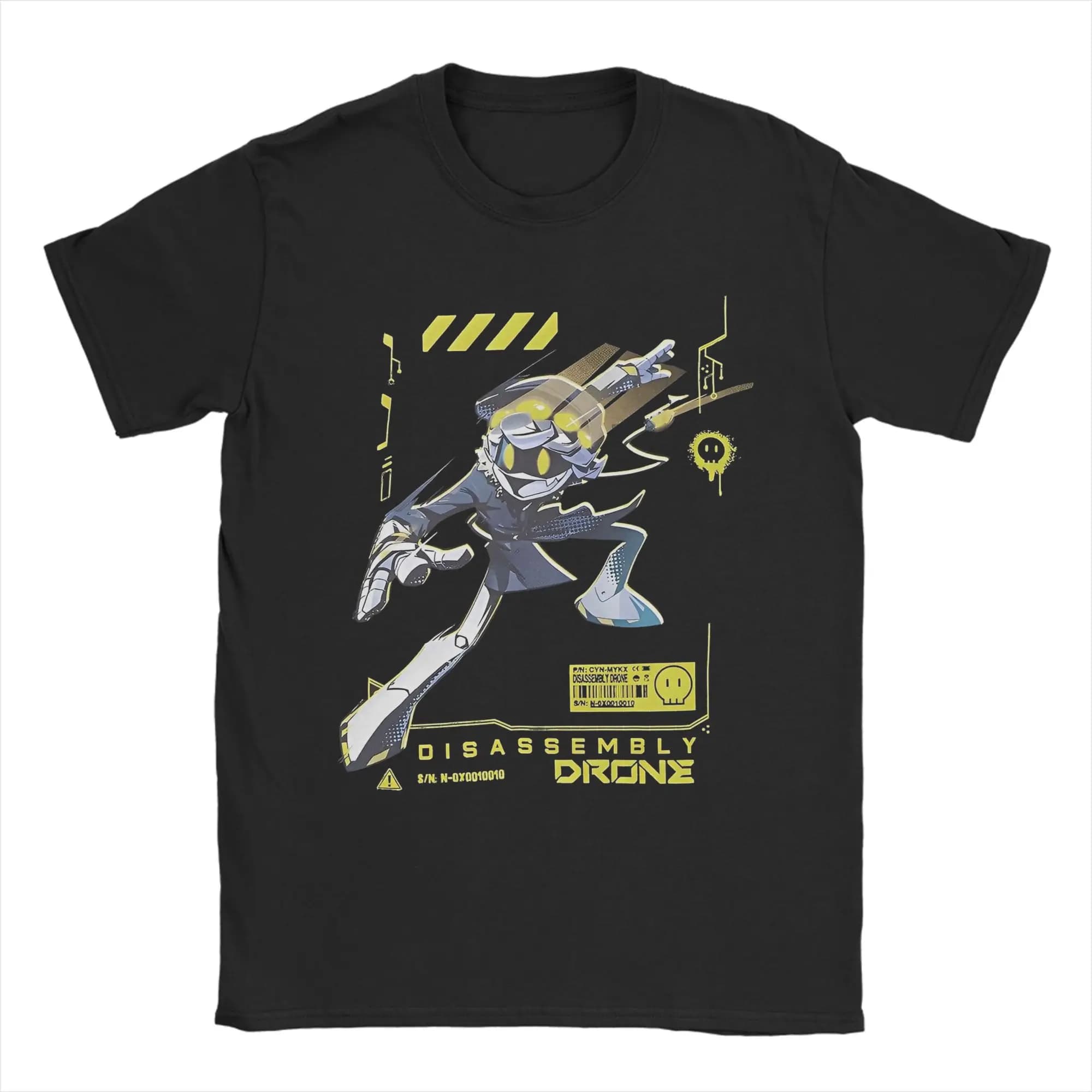 T-Shirt drôle Murder Drones N pour hommes, col rond, 100% coton, à manches courtes, vêtements pour a