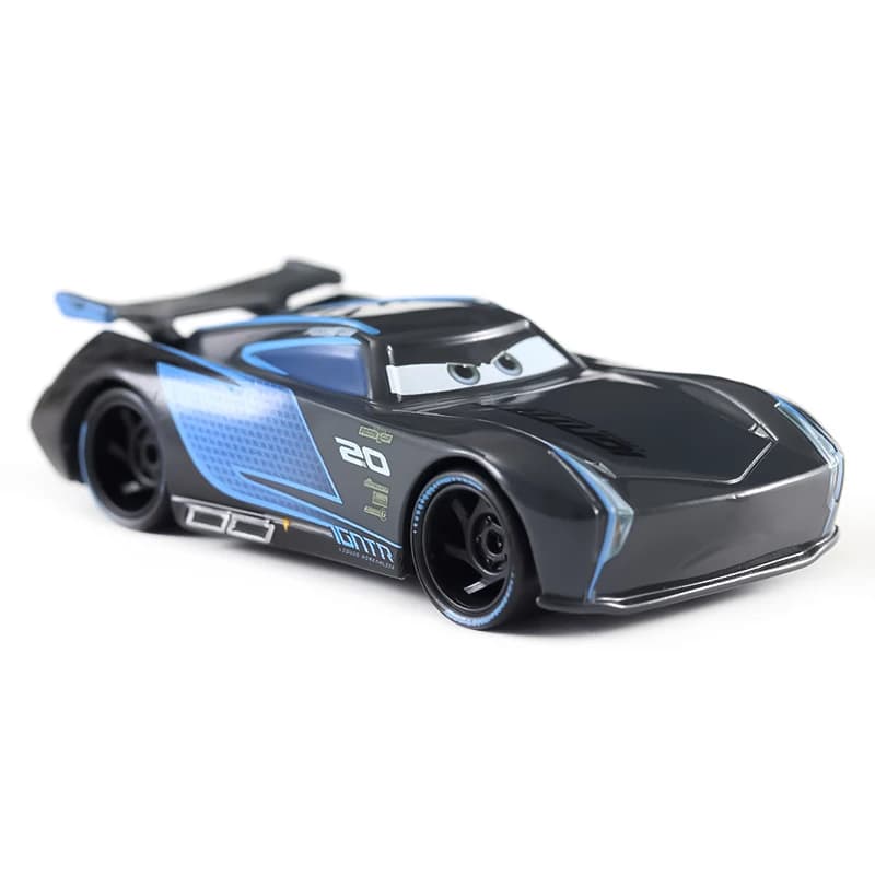 Voiture de course Disney Pixar de 3e génération, série XRS, avec queue de flamme, Cruz Ramirez, Jack