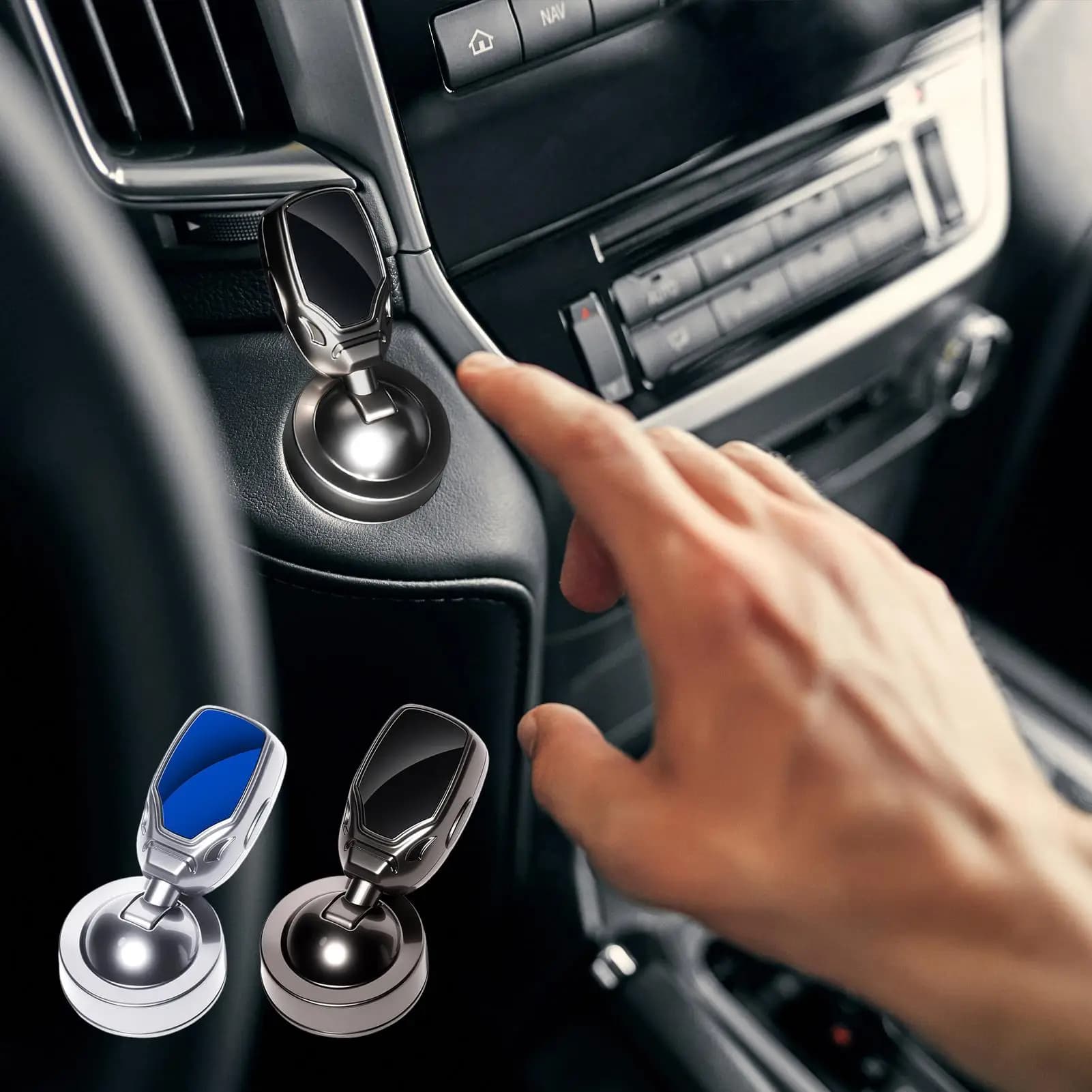 Bouton de démarrage Joystick Accessoires automobiles Joystick de démarrage à bouton-poussoir pour fe