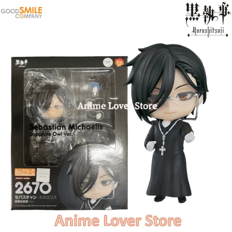 Good Smile Nendoroid Doll Black Butler GSC Ciel Phantomhive Sebastian Michaelis Figurines d'anime Jo