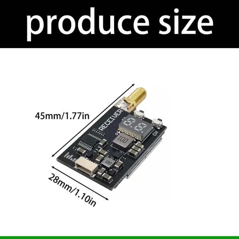 Récepteur vidéo AV avancé 64 canaux U55C, fonctionnement 108MHz 2200MHz pour équipement