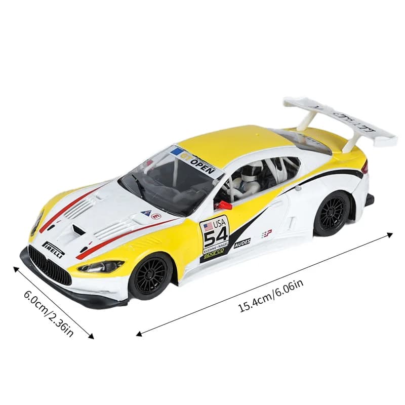 Voitures à fente analogique 1 32 132 1:32, échelle de course MC GT3 pour Scalextric Evolution Carrera Ninco SCX