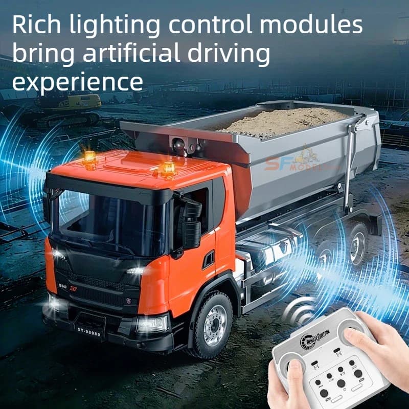 Camion à benne basculante RC Double E E593 1/20 G540