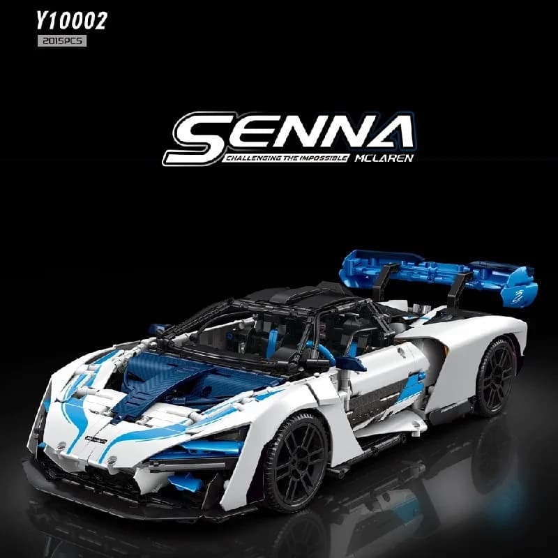 Voiture de course Saena 1:10 avec moteur, blocs de construction RC, Technik, véhicule sportif, supercar, modèle en briques, kit de jouets, cadeau pour adultes et enfants, 2015 pièces