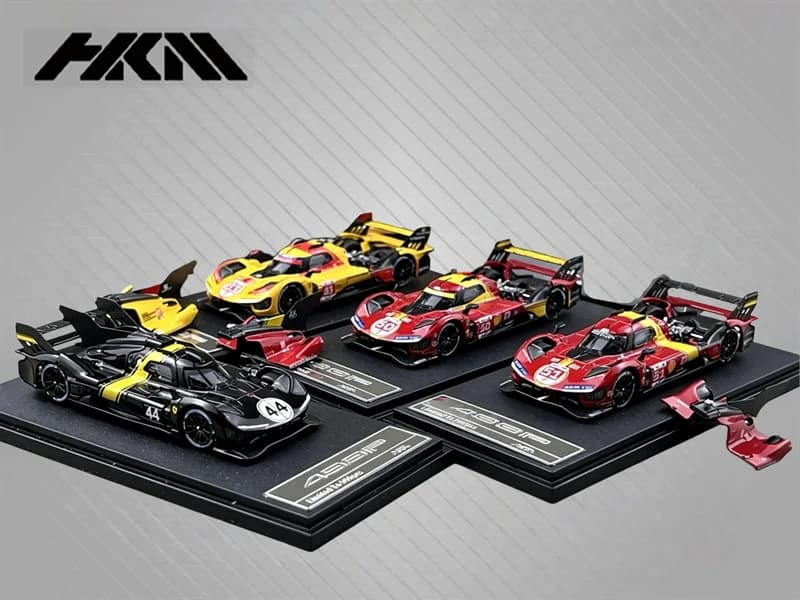 [Prévente] 2ème lot, livraison prévue en juillet 2026 - HKM 1:64 499P Hypercar LeMans 24h Modèle de voiture miniature en métal
