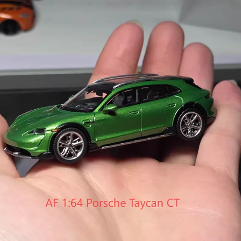 Modèle de voiture en alliage à l'échelle AF 1:64, véhicule de tourisme tout-terrain Taycan CT