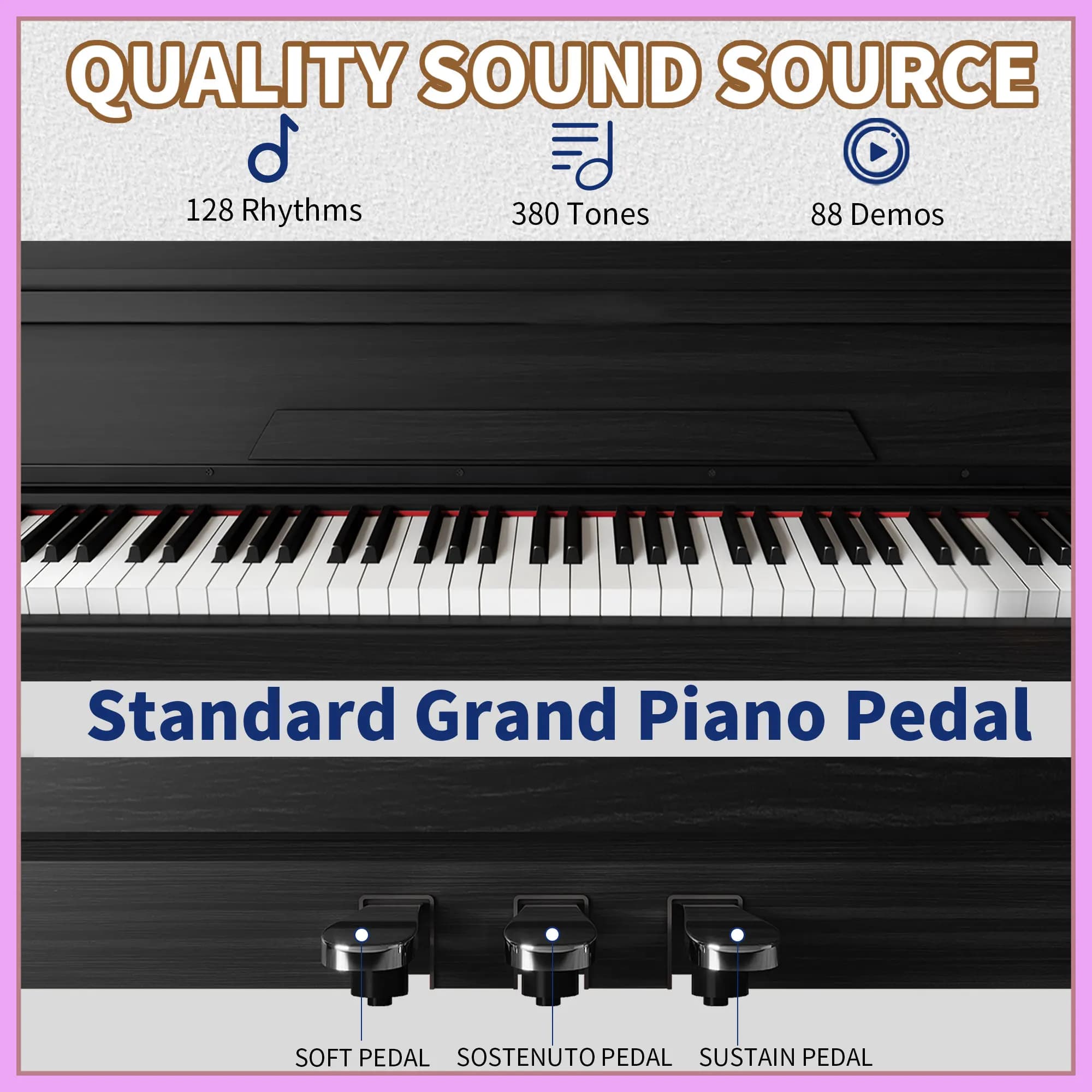 Piano numérique professionnel 88 touches lestées, clavier électronique, instruments de musique à vendre, pour studio à domicile, débutants