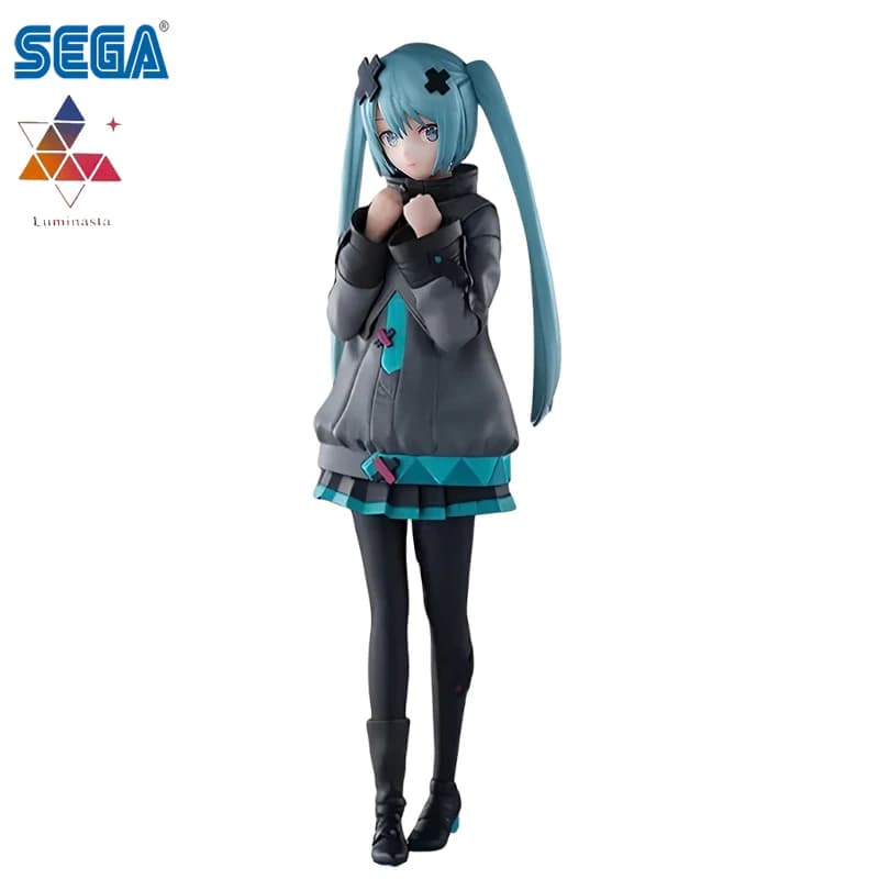 SEGA Project Sekai: le monde qui a frotté et Miku qui ne peut pas chanter Luminasta Hatsune Miku PVC 20CM figurine modèle jouet