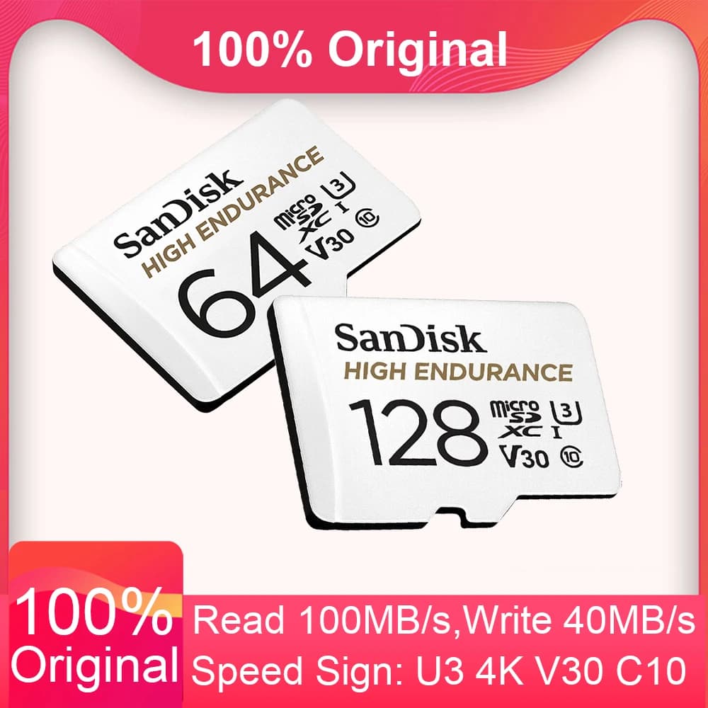 Carte vidéo Micro SDXC lecture 100 mo/s MobileMate haute Endurance C10 4K UHD-I cartes mémoire micro SD pour Drone Dash Cam moniteur à domicile