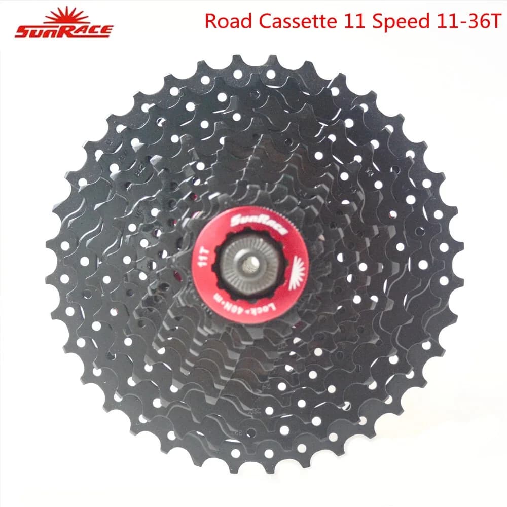 Cassette de vélo Sunrace 11 vitesses pour vélo de route, roue libre 11-36T