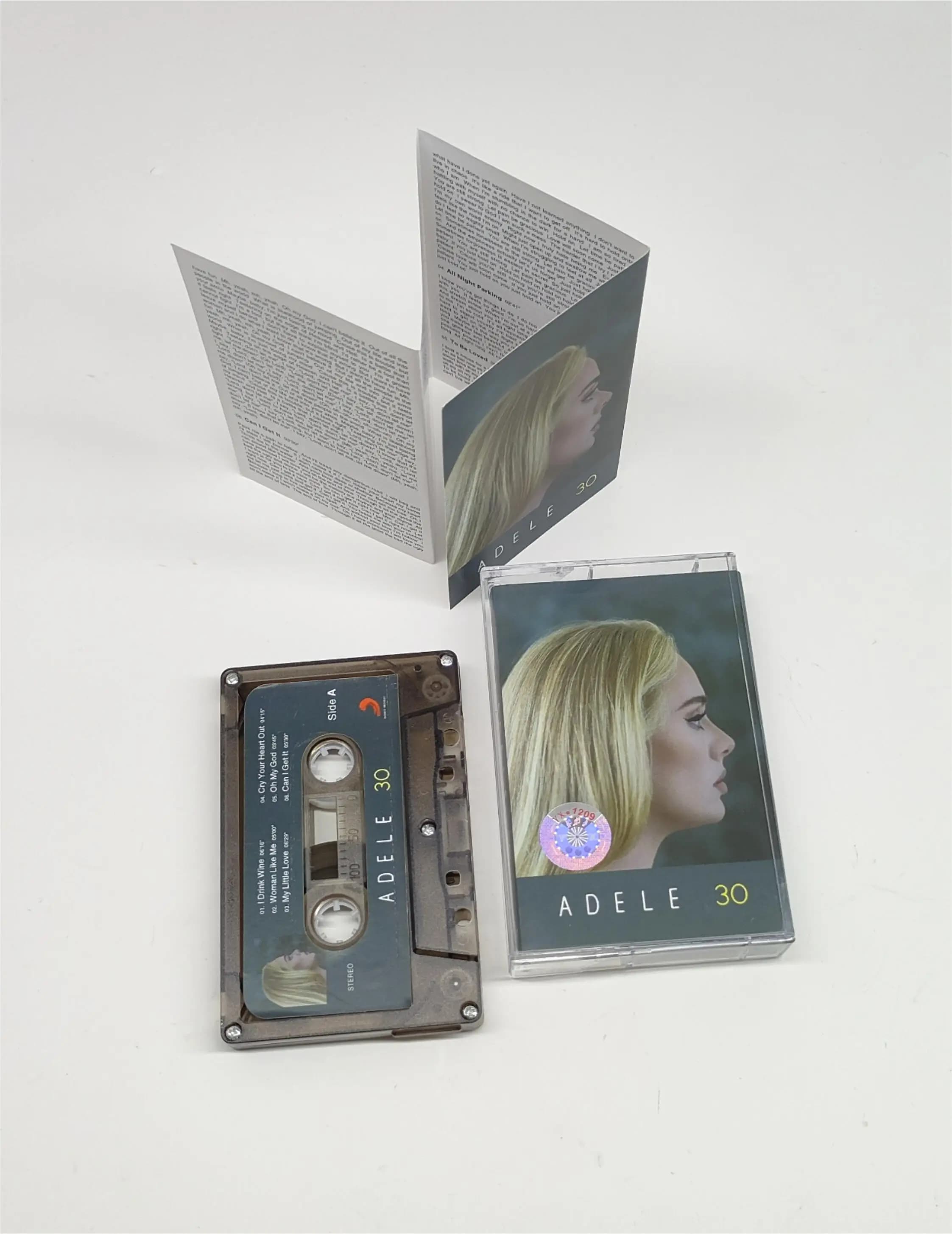 Pop Adele Adkins 30 Album ruban musical 4 Style Cassettes Cosplay pistes sonores boîte enregistreur voiture baladeur bande fête musique Collection