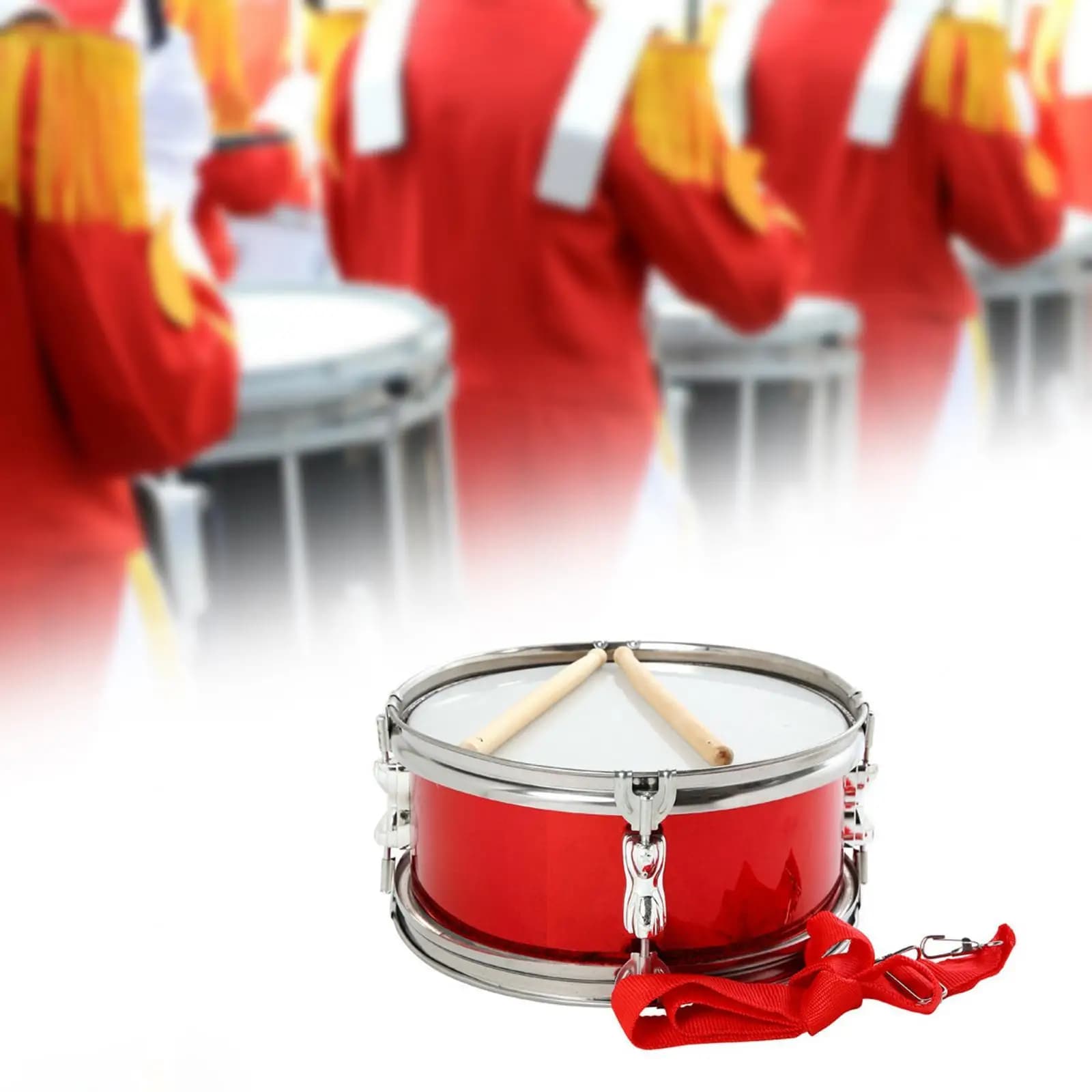 Caisse claire de 11 pouces, apprentissage de la musique avec sangle réglable, batterie musicale, Instrument de Percussion pour enfants débutants, garçons et filles