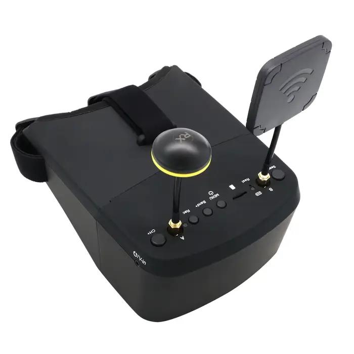 Casque vidéo HD DVR Diversity avec batterie, lunettes FPV, importateur RC FPV, EV800D, 5.8G, 40CH, 5