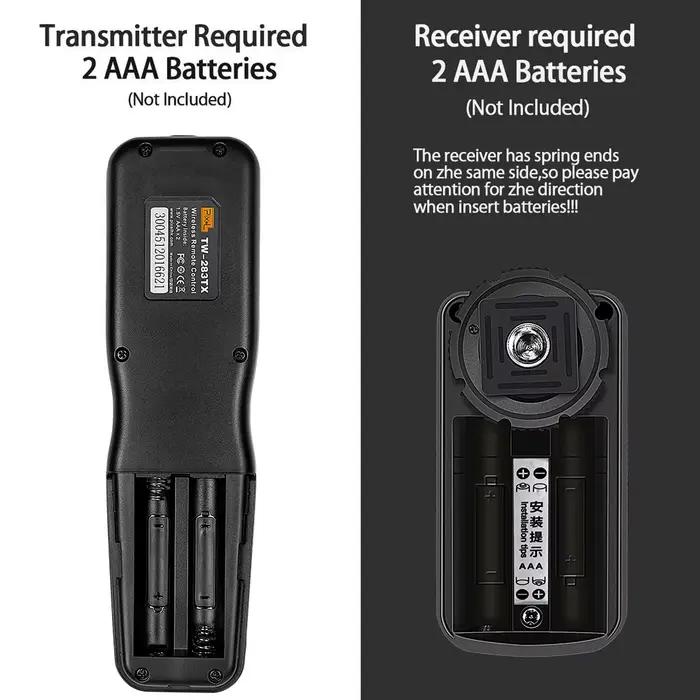Câble de déclenchement à distance sans fil Pixel TW-283 (DC0 DC2 N3 E3 S1 S2 90FJ) pour appareils ph