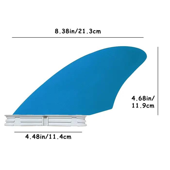 Ailerons à double quille (2 ailerons) ailerons de surf à languettes simples/doubles II, flexibles en